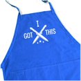 thumbnail image 1 of ApronMen, BBQ Apron For Men -I Got This - 100% Cotton Funny Cooking Aprons For Men with Pockets - Blue Color, 1 of 4