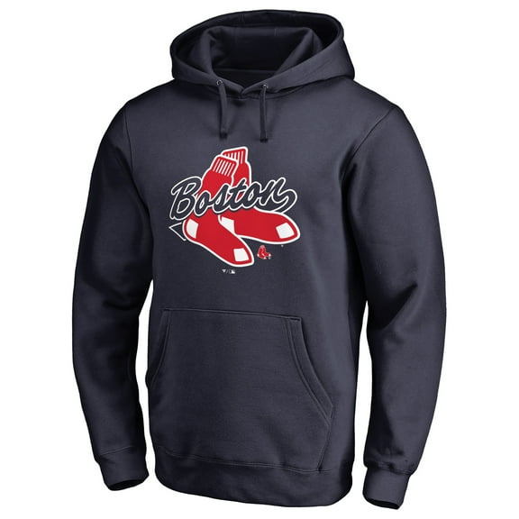 Men's Navy Boston Red Sox Hometown Collection BoSox Pullover Hoodie