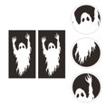 thumbnail image 3 of 2Pcs Creepy Decals Door Decals Halloween Deco for Home Mall Party, 3 of 6