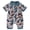 Khaki-w, variant on RFQWOVSR Baby Boy Short Sleeve Bodysuit Western Cowboy Lapel Cow Print Summer Newborn Snap Button Casual Daily Wear One Piece 6-12 Months