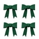 thumbnail image 2 of Decoración navideña con acentos festivos | Adorno de mesa navideño de 5 x 5 x 2 cm, tela verde, rojo y marrón | Decoración de temporada reutilizable para fiestas, reuniones, hogar, oficina y, 2 of 6