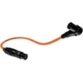 thumbnail image 1 of Balanced XLR Cable Right Angle Male to Straight Female - 25 Feet Orange - Pro 3-Pin Microphone Connector for Powered Speakers, Audio Interface or Mixer for Live Performance & Recording, 1 of 4