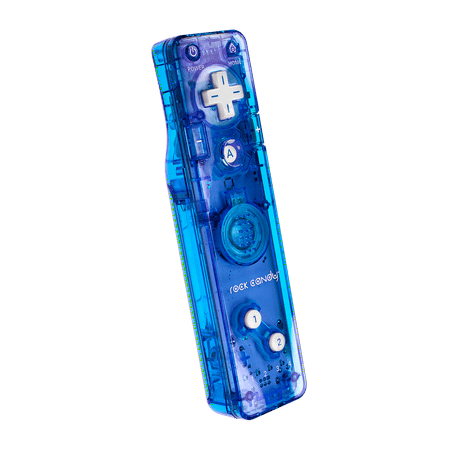 PDP Rock Candy Wii/Wii U Gesture Controller, Blueberry Boom, (Best Wii Games Classic Controller)