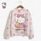 thumbnail image 3 of Sudadera con capucha de cuello redondo con estampado vintage de HELLO KITTY, sudadera Harajuku para mujer, sudadera de otoño, sudaderas kawaii de HELLO KITTY, 3 of 5