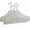 Beige, variant on Oraceous 3Pcs Cotton Nonslip Hanger Cover Durable Cloth Hanger Covers Ideal for Wardrobe and Retail Display Protect and Organize Your Garments for Home Use and Clothing Stores