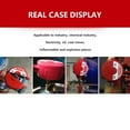thumbnail image 3 of 1 Boîte de Serrure de Valve en Plastique Cadenas Rond avec Clé Poignées en ABS Rouges Ensemble d'Outils Mécaniques Produits Anti-Vol Sûrs pour Boîte Électrique GV-02, 3 of 6