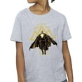 thumbnail image 3 of DC Comics T-Shirt en Coton pour Filles Noir Adam Rising Symboles Dorés, 3 of 4