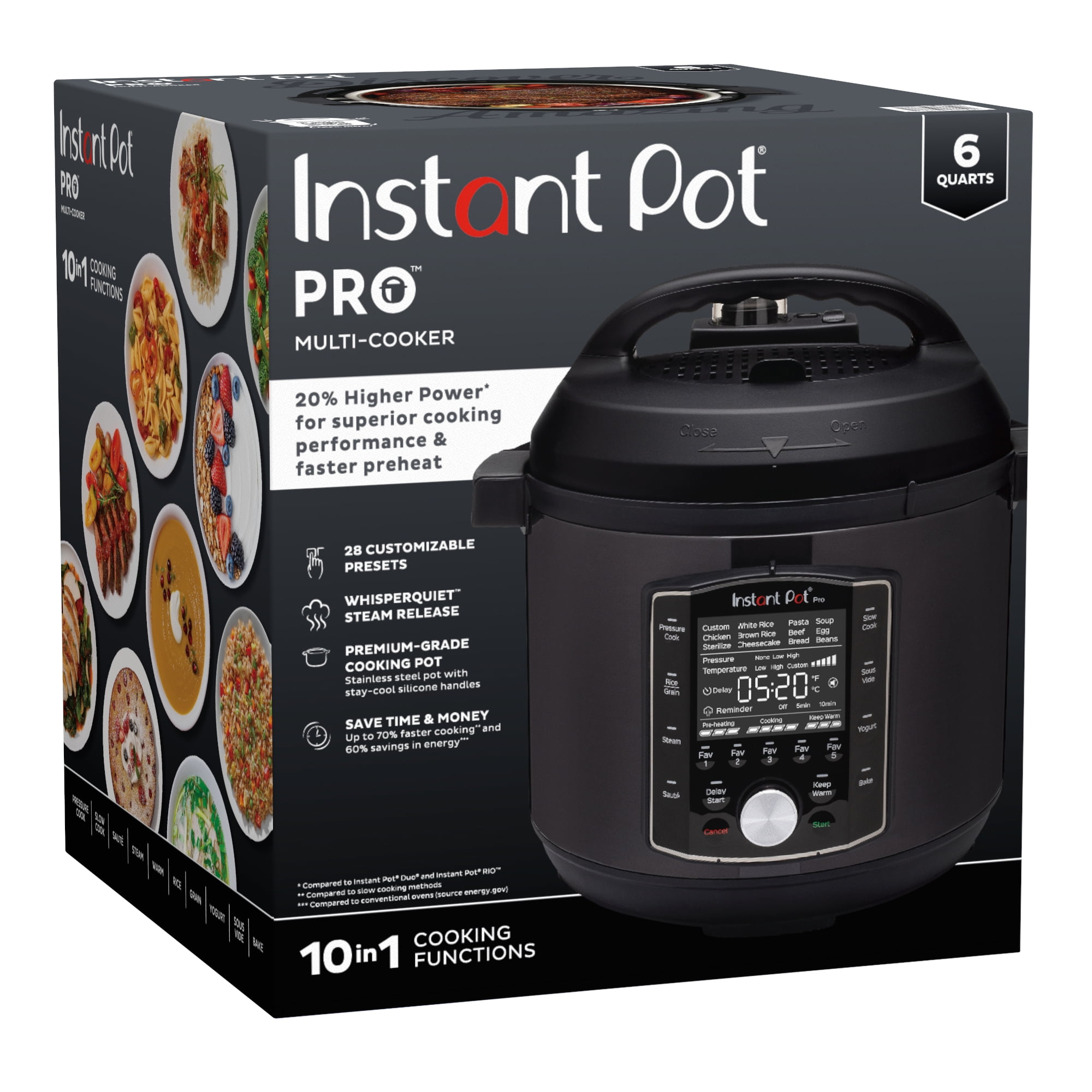 Instant Pot Ultra, 10-in-1 Pressure Cooker, Slow Cooker, Rice Cooker,  Yogurt Maker, Cake Maker, Egg Cooker, Sauté, and more, Includes App With  Over