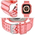 thumbnail image 2 of Correa de Silicona Transparente con Case para Apple Watch, Compatible con Todas las Series, 2 of 5