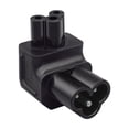 thumbnail image 2 of Electrical Plug Durable IEC320 C6 to C5 Replacement Accessory IEC C6 3 Pin Male to C5 3 Hole Female Power Converter Adapter, 2 of 8