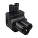 thumbnail image 2 of Enchufe de conversión de energía Durable IEC320 C6 a C5 reemplaza IEC C6 3 pines macho a C5 adaptador de accesorios hembra de 3 orificios, 2 of 9