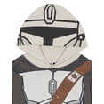 thumbnail image 2 of STAR WARS The Mandalorian Big Boys' Cosplay Hooded T-Shirt Grey, 2 of 3