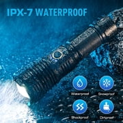 Rechargeable Flashlights 900000 High Lumens, High Power Led Flashlight, XHP70.2 Powerful Tactical Flashlight with Zoomable, 5 Modes, IPX7 Waterproof, Flashlight for Camping, Hiking, Emergencies