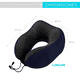 thumbnail image 2 of Almohada Cojín De Cuello Para Viaje Linum 100% Memory Foam Azul, 2 of 9