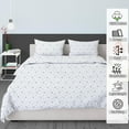 thumbnail image 5 of RUVANTI 100% Cotton Sheets – Twin Size Percale Bedding, Cooling & Breathable Floral Design, Durable with a Crisp, Soft & Comfortable Feel, 16" Deep Pocket, 3-Piece Set, Phulkari, 5 of 7