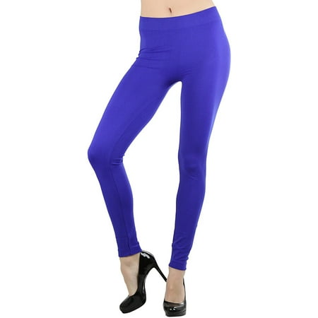 Set White Anklet - ToBeInStyle Women's Seamless Ankle Length Leggings