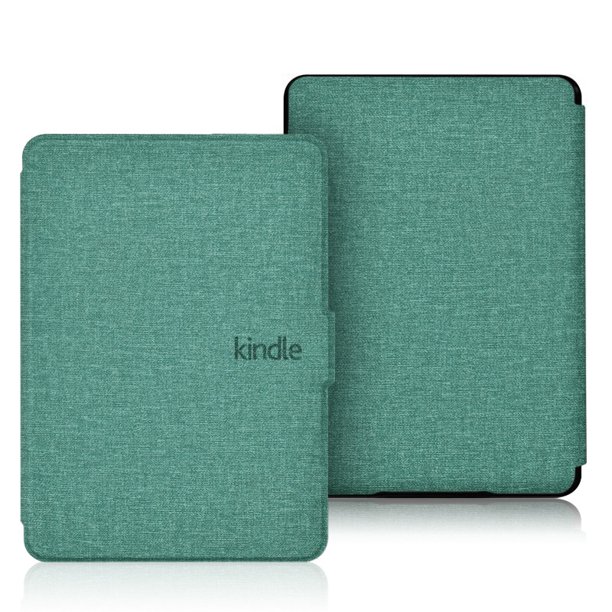 Funda protectora adecuada para Kindle 2022, funda de cuero con estampado de lino, funda protectora edición juvenil