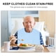 thumbnail image 3 of 1 unid creativo adulto anciano babero comiendo ropa impermeable protector babero, 3 of 6