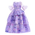 thumbnail image 1 of Encanto Disfraz Princesa Vestido Traje Charm Para Niñas Cosplay Isabela Mirabel Carnaval Halloween Fiesta De Cumpleaños Ropa, 1 of 4