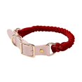 thumbnail image 1 of Ensemble de Laisse Colorée Tissée à la Main pour Chien, Collier pour Chien en Cuir, 1 of 2