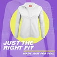 thumbnail image 4 of ACTIVE UNIFORMS Women's Ultra Soft Stretch Zip Up Scrub Jacket (White, X-Large), 4 of 6