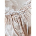 thumbnail image 4 of Contrast Binding Button Front Satin PJ Set, 4 of 4