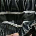 thumbnail image 5 of KAUOD Girls Straight Wide Leg Jeans Baggy Retro Cargo Denim Pants Teen Kids Fall Casual Elastic High Waist Jeans Trousers, 5 of 8