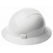 Erb Safety Hard Hat,Type 1, Class E,Pinlock,White 19201