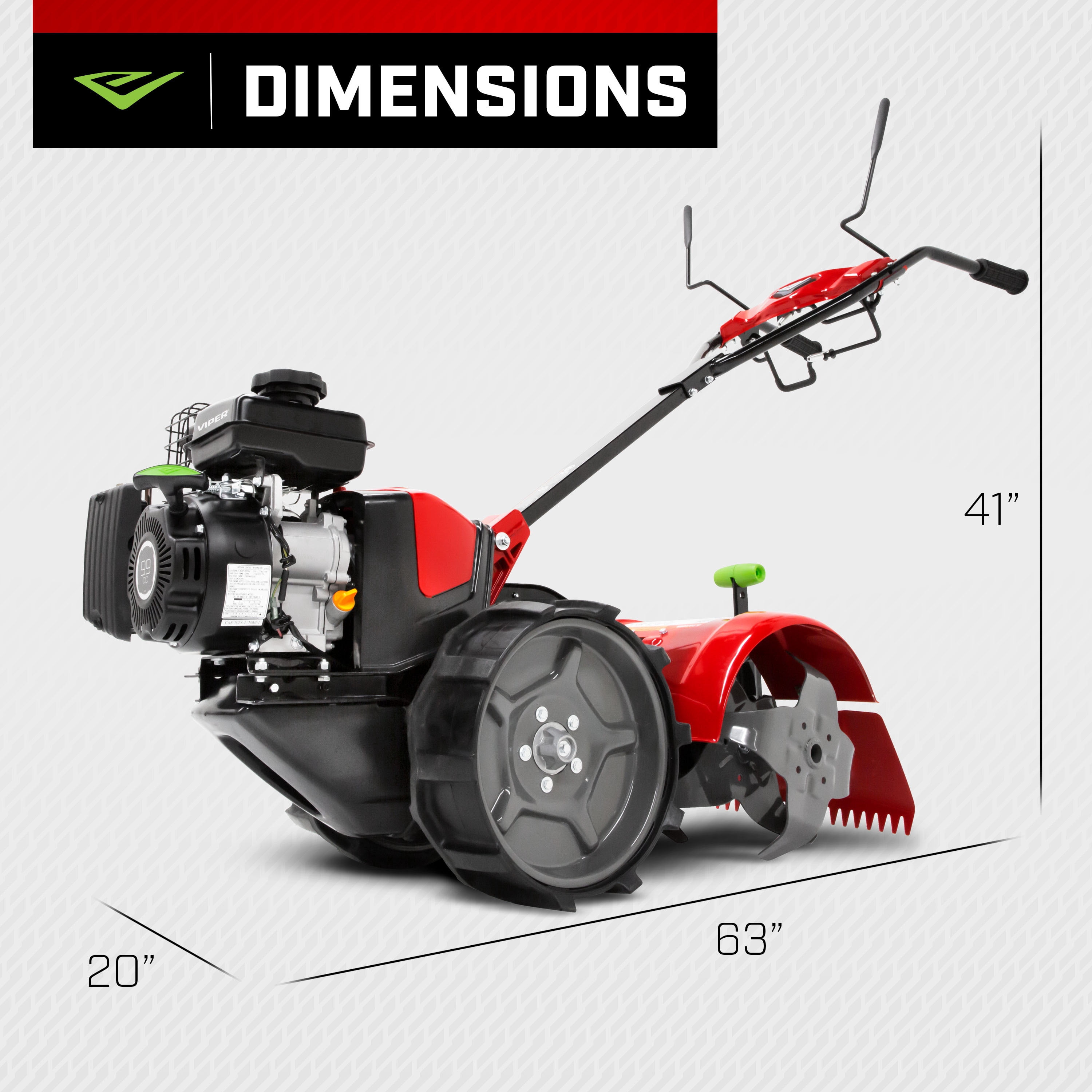 Earthquake 31285 Pioneer Dual Direction Rear Tine Tiller, Powerful 99cc 4-Cycle Viper Engine, Instant Reverse, Airless Wheels, 17” Tilling Width, 11” Tilling Depth, Frustration Free Shifting