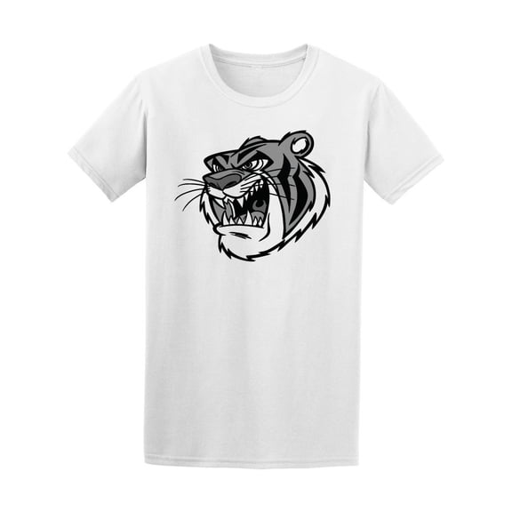 Cool Angry Tiger Sketch Tee Men's -Image by Shutterstock