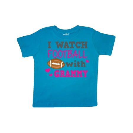 

Inktastic I Watch Football with My Grammy Gift Toddler Toddler Girl T-Shirt