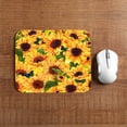 thumbnail image 3 of Sunflowers Mouse Pad Leaves Plants Flowers Spring Blossom 9.5x7.9 Inch Mousepads Non-Slip Rubber Base Mouse Mat for Computer Wireless Mouse, 3 of 5