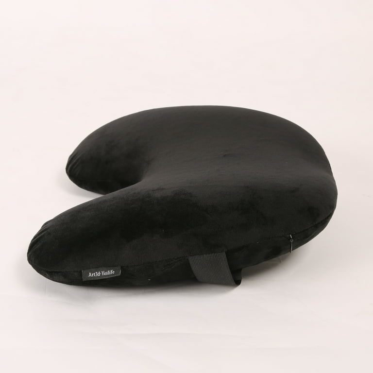 Gray Premium Lumbar Support Pillow Designed for Lower Back Pain