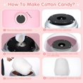 thumbnail image 4 of HIBIBUD 2026 New Cotton Candy Machine,Cotton Candy Maker for Kids Adults Candy Machine with Sugar Spoon and 10 Sticks Kitchen Supplies Birthday Party Gift Choice for Kids Children, 4 of 6