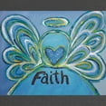 thumbnail image 2 of CafePress - Faith Angel Maternity T Shirt - Maternity Dark T-Shirt, 2 of 3