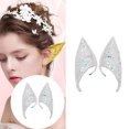 thumbnail image 3 of Disfraz de boda de hadas suaves Pixie Sunnimix orejas de elfo de Halloween 12cm Blanco, 3 of 7