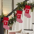 thumbnail image 5 of Utoimkio Red and White Initial Large Christmas Stockings with Letters,Cute 26 Letters Christmas Ornaments Indoor Christmas Decorations Party Supplies Christmas Decor, 5 of 5