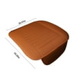 thumbnail image 3 of Lufly Universal Car Front Seat Cover Breathable Leather Pad Cushion,Front Car Seat Covers, Faux Leather Car Seat Protectors For Universal Vehicles,Orange, 3 of 8