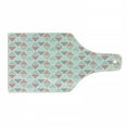 thumbnail image 1 of Geometric Cutting Board, Harlequin Pattern with Small Crosses in Pastel Colors Contemporary Mosaic Design, Tempered Glass Cutting and Serving Board, Wine Bottle Shape, Multicolor, by Ambesonne, 1 of 1