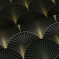thumbnail image 6 of ESTA Home Lempicka Black Art Deco Motif Wallpaper, 20.9-in by 33-ft, 6 of 8