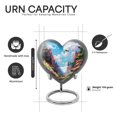 thumbnail image 2 of Yatskia Flying Bee at Blossoms Mini Memorial Keepsake Urn for Ashes Adult Brother and Sister, Small Funeral Burial Urns for Human Ashes Adult Female, (Heart Pack of 1, 3 Inch), 2 of 8
