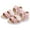 P-Pink, variant on Summer Children Sandals Size 13 Girls Big Flower Girls Sandals for Big Girls Size 3 Flat Pricness Shoes 12.5