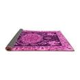 thumbnail image 2 of Ahgly Company Indoor Round Medallion Pink Traditional Area Rugs, 7' Round, 2 of 4