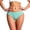 Green, variant on Women’s Sheer Mesh Thong Panties, Low Rise Heart Pattern G-String Underwear, Soft Stretch No Show Thong (Beige, XL)