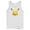 White, variant on Men's Pokemon Pikachu Wink Face  Tank Top Charcoal Small