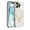 White, variant on Dteck for iPhone 16 Pro Case with Magnetic Ring Holder Kickstand Compatible with MagSafe Case Built-in Camera Lens Protector Electroplated PC TPU Slim Back Cover for iPhone 16 Pro,Black