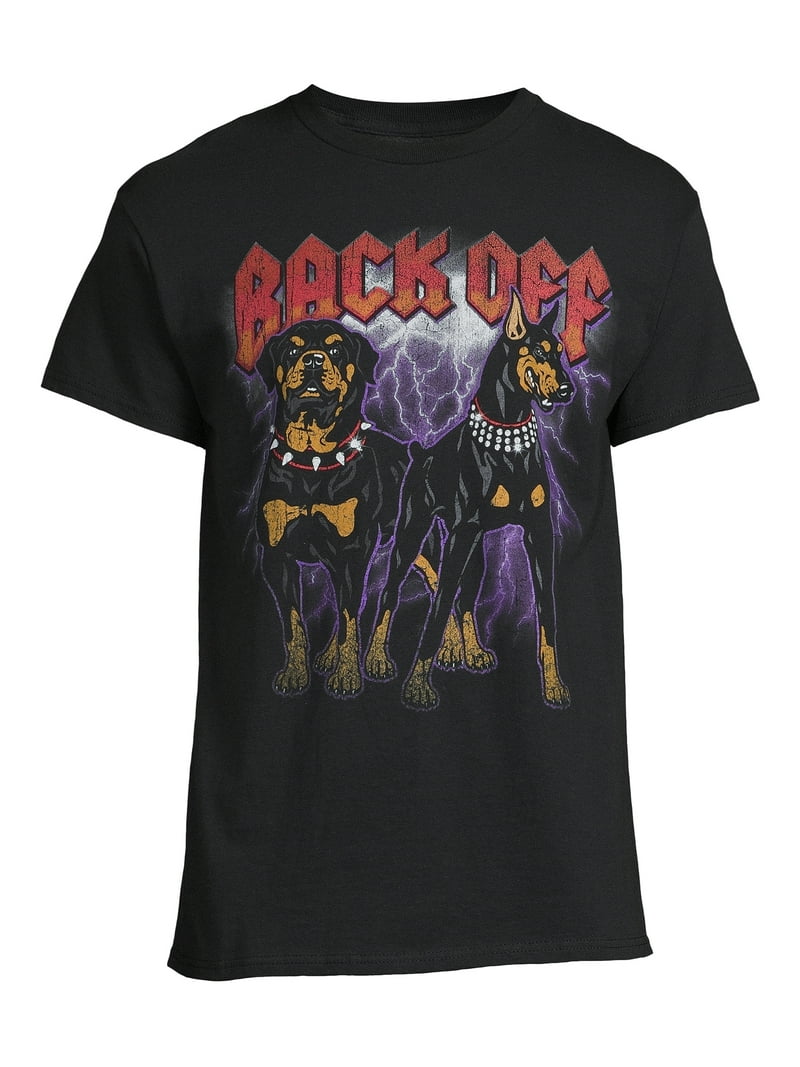 Men's & Big Men's Back Off Tough Dogs Graphic T-Shirt, Sizes S-3XL