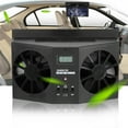 thumbnail image 4 of Portable Mini Car Solar Fan Automobile Air Vent Ventilator Cooling Fan Black, 4 of 14