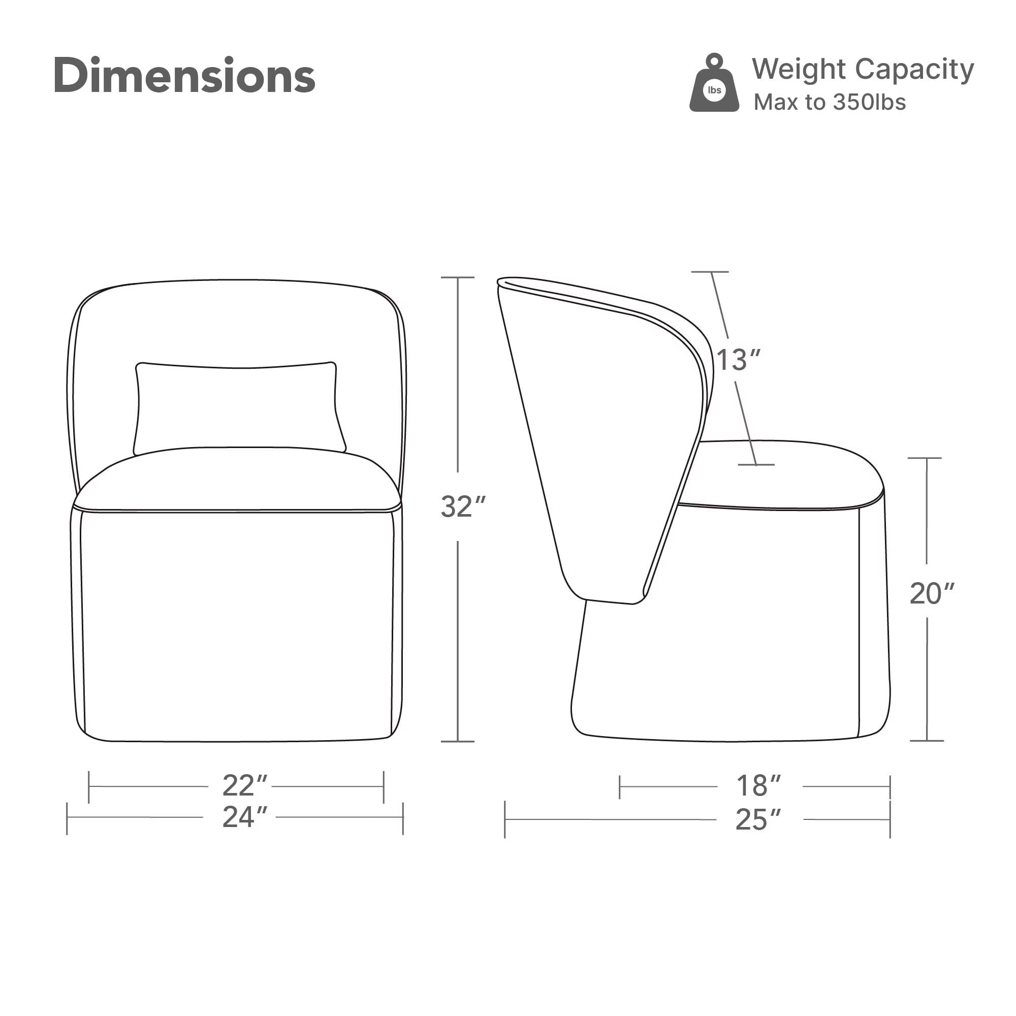 Spruce & Spring Modern Upholstered Barrel Dining Chair with Hidden Casters, for Kitchen & Living Room, Green Fabric