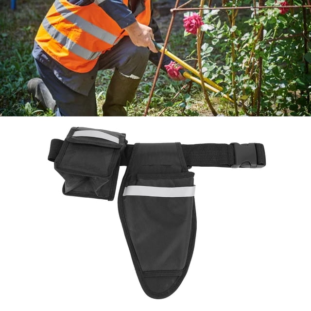 Portaherramientas De Nailon Resistente Para Cinturón De Carpintero, Bolsa De Herramientas De Jardín De Gran Capacidad Para Jardineros, Bolsa Multifuncional, Con Riñonera